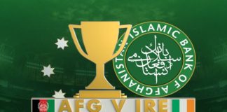 Islamic Bank of Afghanistan Cup. “