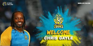Chris Gayle joins St Lucia Zouks