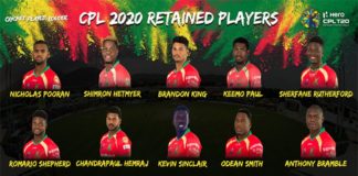 Guyana Amazon Warriors have announced the West Indian players