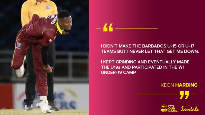 Cricket West Indies - Player Spotlight: Keon Harding: 