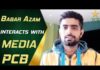 PCB: Babar Azam interacts with media