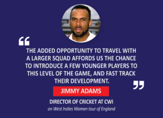 Jimmy Adams, Director of Cricket, CWI on West Indies Women tour of England