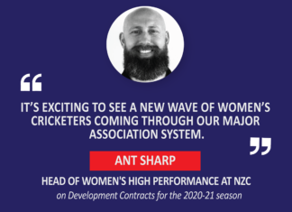 Ant Sharp, Head of Women's High Performance, NZC on Development Contracts for the 2020-21 season