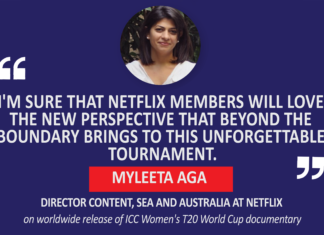 Myleeta Aga, Director Content, SEA and Australia, Netflix on the worldwide release of ICC Women's T20 World Cup documentary