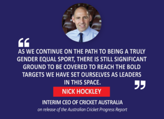 Nick Hockley, Interim CEO of Cricket Australia on the release of the Australian Cricket Progress Report