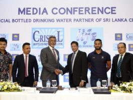 My Cola’s Cristal and Life becomes the "Official Bottled Drinking Water Partner" of Sri Lanka Cricket