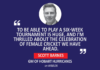 Scott Barnes, GM, Hobart Hurricanes on WBBL06