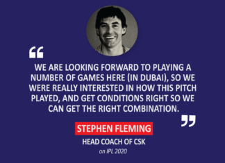 Stephen Fleming, Head Coach, CSK on IPL 2020