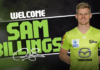 Sydney Thunder: Sam Billings joins the Thunder Nation