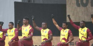 CWI: West Indies and New Zealand "Take a knee" before 1st T20I in Auckland