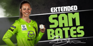 Sydney Thunder: Sam Bates extends