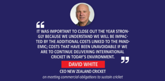 David White, CEO New Zealand Cricket (on meeting commercial obligations to sustain cricket)