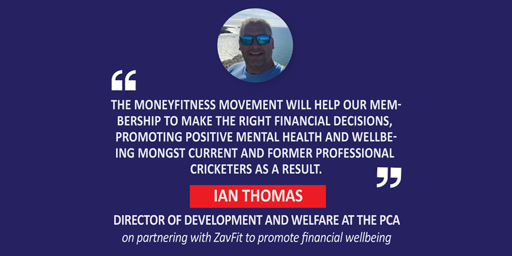 Ian Thomas, Director of Development and Welfare at the PCA on partnering with ZavFit to promote financial wellbeing