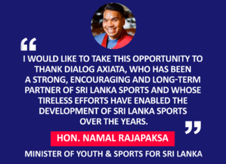 Hon. Namal Rajapaksa, Minster of Youth & Sports for Sri Lanka on extending Axiata's sponsorship through 2023