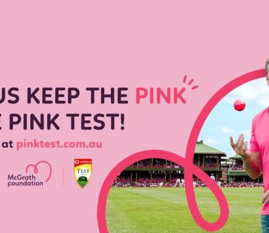 Cricket Australia: Vodafone Pink Test - Day 5 entry by donation