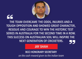 Jay Shah, BCCI Honorary Secretary on the cash reward given to the Indian team