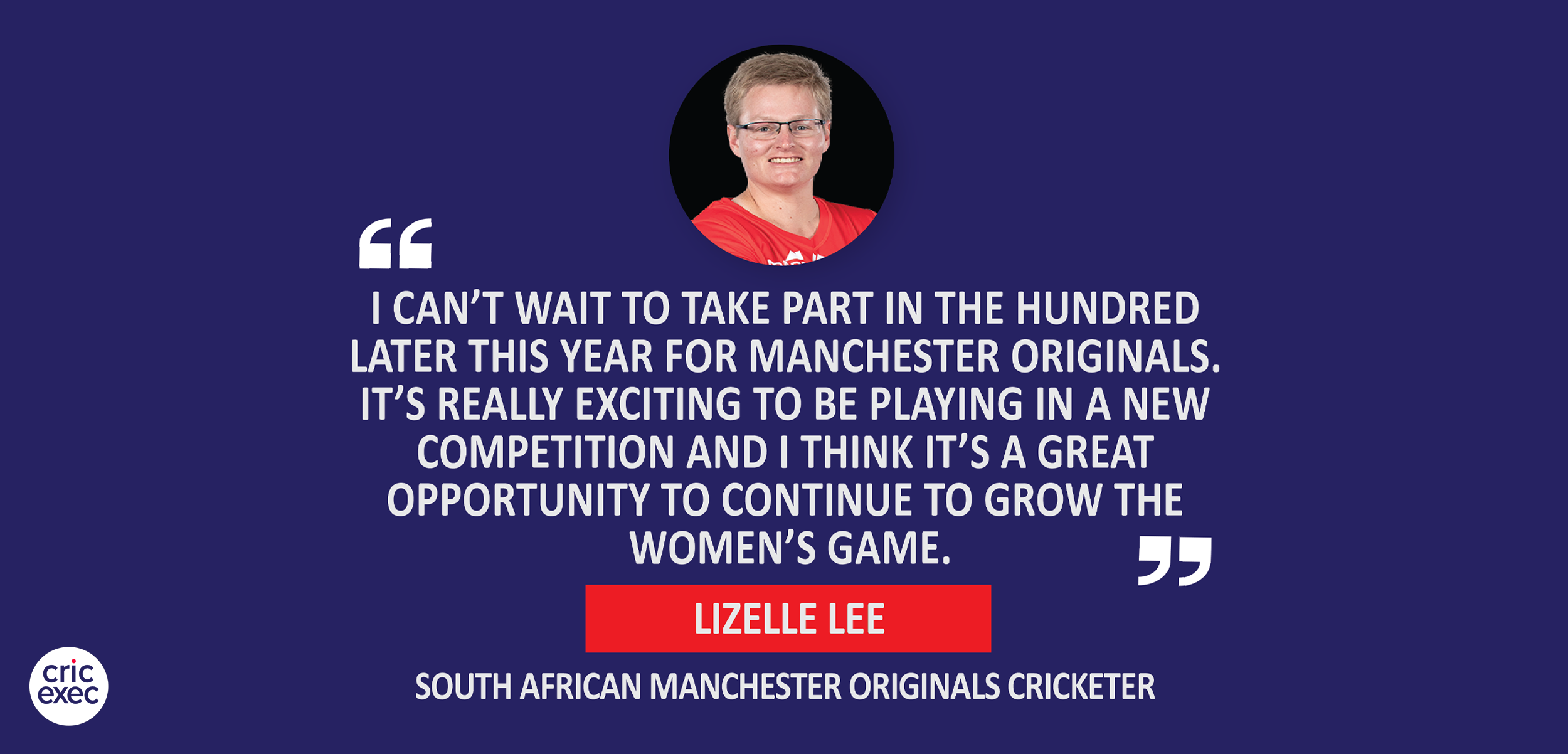 Lizelle Lee, South African Manchester Originals Cricketer