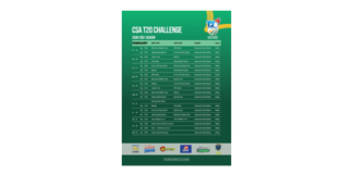 Fixtures announced for CSA T20 Challenge