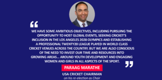 Paraag Marathe, USA Cricket Chairman on his re-election as Chair