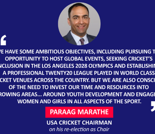 Paraag Marathe, USA Cricket Chairman on his re-election as Chair