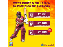 CWI: Change of start time to 3rd CG Insurance ODI vs Sri Lanka