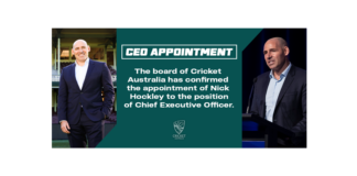 Cricket Australia appoints Nick Hockley as CEO