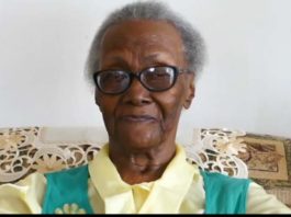 CWI: West Indies Superfan reaches 100 and raises her bat in fine style