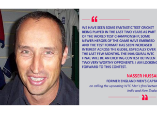 Nasser Hussain former England Men's captain on calling the upcoming WTC Men's final between India and New Zealand