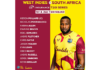 CWI: Unchanged 13-member squad named for 3rd CG Insurance T20I vs South Africa