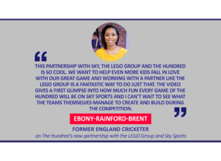 Ebony-Rainford-Brent, Former England Cricketer on The Hundred's new partnership with the LEGO Group and Sky Sports
