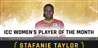 Stafanie Taylor and Shakib Al Hasan voted ICC Players of the Month for July
