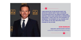 Eoin Morgan, England limited-overs captain on the PCA's newly-formed Advocacy Group