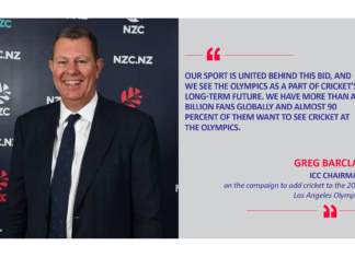 Greg Barclay, ICC Chairman on the campaign to add cricket to the 2028 Los Angeles Olympics