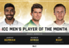 ICC Player of the Month nominations for August announced