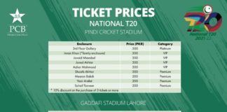 PCB: National T20 tickets available from today