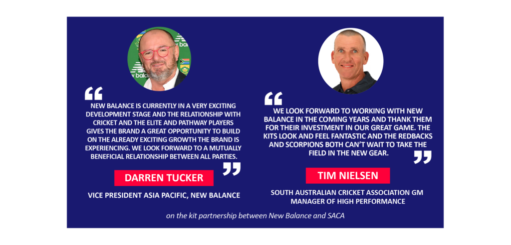 Darren Tucker and Tim Nielsen on the kit partnership between New Balance and SACA