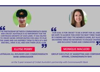 Ellyse Perry and Monique Macleod on the 3-year renewal of Cricket Australia's partnership with Commonwealth Bank