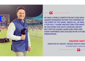 Graeme Smith, Director of Cricket, Cricket South Africa on Dale Steyn's retirement