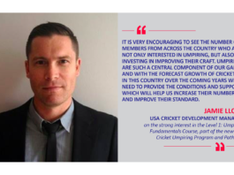 Jamie Lloyd, USA Cricket Development Manager on the strong interest in the Level 1: Umpiring Fundamentals Course, part of the new USA Cricket Umpiring Program and Pathway
