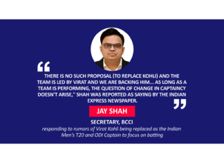 Jay Shah, Secretary, BCCI responding to rumors of Virat Kohli being replaced as the Indian Men's T20 and ODI Captain to focus on batting