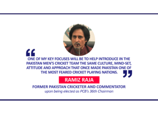 Ramiz Raja, Former Pakistan Cricketer and Commentator upon being elected as PCB's 36th Chairman