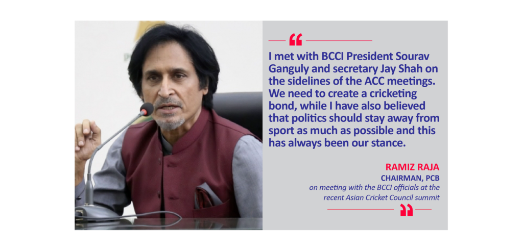 Ramiz Raja, Chairman, PCB on meeting with the BCCI officials at the recent Asian Cricket Council summit