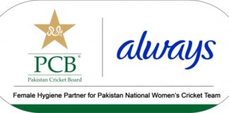 PCB: Always announced as Female Hygiene Partner for Pak-West Indies women series
