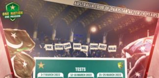PCB unveils details of Australia's tour of Pakistan
