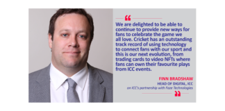 Finn Bradshaw, Head of Digital, ICC on ICC's partnership with Faze Technologies