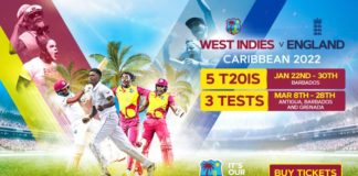 CWI: West Indies vs England 2022 tickets on general sale from today