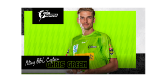 Sydney Thunder: Chris Green named acting captain for BBL|11