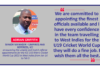 Adrian Griffith, Senior Manager - Umpires and Referees, ICC announcing the umpire and match referee appointments for the ICC U19 Men’s Cricket World Cup 2022 in West Indies from Jan 14 to Feb 5