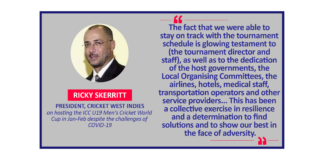 Ricky Skerritt, President, Cricket West Indies on hosting the ICC U19 Men's Cricket World Cup in Jan-Feb despite the challenges of COVID-19