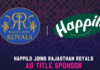 Rajasthan Royals: Premium Dry Fruit brand Happilo joins the Royals family as their Title Sponsor for TATA IPL 2022 season